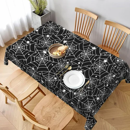Miniatura 9 de BETGINY 4th of July Tablecloth Square 60x60 Inch,White Red Blue Patriotic Stars Table Cloth,Stain Resistance Polyester American Independence Day
