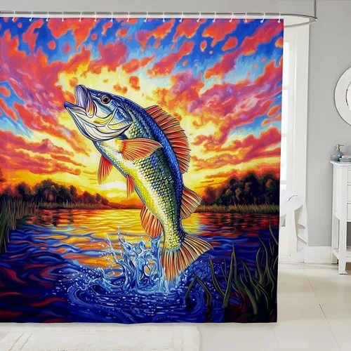Miniatura 17 de Butterfly Shower Curtain Bohemian Bathroom Shower Curtain Set for Kids Adult Sun Moon Bath Curtain Yellow Butterfly Waterproof Curtains Room Decor