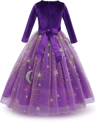 Miniatura 2 de Vestido de terciopelo de invierno para niñas, vestido de fiesta de Navidad, vestido de fiesta de Navidad, vestido de fiesta de manga larga, vestidos