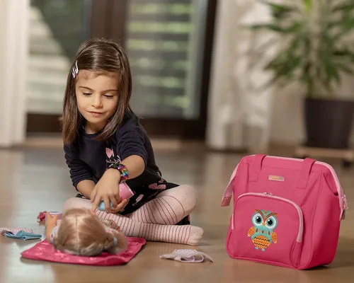 Miniatura 5 de HappyVk - Bolsa de pañales para muñecas y portabebés para niños.