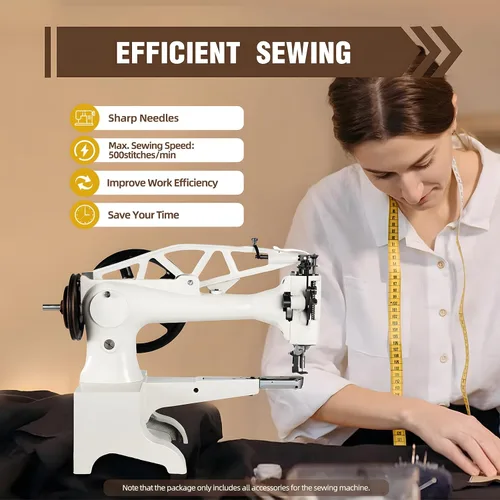 Miniatura 2 de Máquina de coser de cuero, máquina de coser de lona, máquina de coser a mano para reparación de zapatos, máquina de reparación de zapatos manual