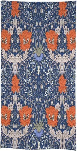 Miniatura 153 de Mantel Floral Retro de Pájaros, Diseño Original Bohemio William Morris Estampado Cubierta de Mesa para Hogar Picnic Fiesta Comedor Cocina William