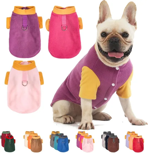 Miniatura 16 de FabriCastle Suéteres pequeños para perros, paquete de 3 prendas para perros y gatos, chaquetas suaves y cálidas para perros XXS XS S y S, disfraces