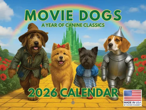 Miniatura 51 de Calendario de pared mensual 2025 Great Dane de 12 meses, fabricado en Estados Unidos