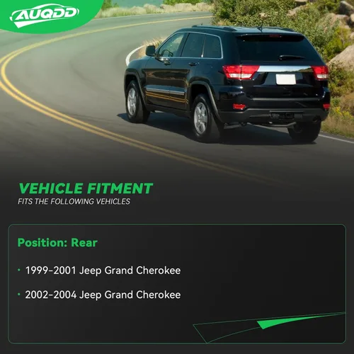 Miniatura 3 de AUQDD 2 unidades K3202 (enlace de extremo de barra estabilizadora) Enlace estabilizador trasero compatible con Je-ep Grand Cherokee 2004-1999