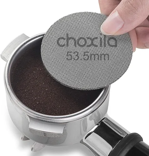 Espresso Puck Screen choxila 1.7 Espesor 100μm Filtro Finura Filtros Reutilizables Filtro de Café de Acero Inoxidable Disco Disco Disco Pantalla de