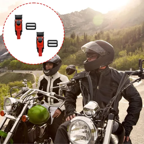 Miniatura 2 de Cierre de tapa de motocicleta, hebilla rápida, clip ajustable, adaptador de correa de barbilla para cascos y accesorios de equitación Cascos Clip