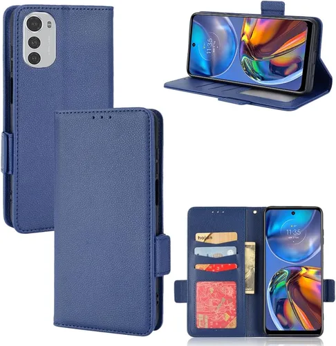 Miniatura 58 de Funda de piel sintética compatible con Motorola Moto E22 4G, funda de piel sintética compatible con Motorola Moto E22i 4G, color negro