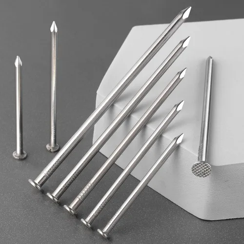 Miniatura 2 de VGBUY 360 piezas de clavos de hardware de acero inoxidable, clavos de cabeza plana de 1-1/2 pulgadas para colgar cuadros, clavos para colgar Plateado