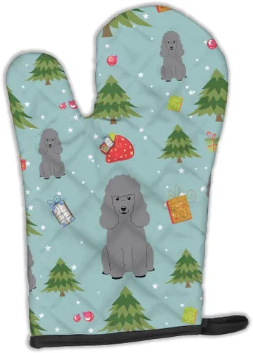 Miniatura 50 de Caroline's Treasures BB2732OVMT Dog House Collection Border Collie - Guante de horno grueso resistente al calor para sartenes calientes y horno