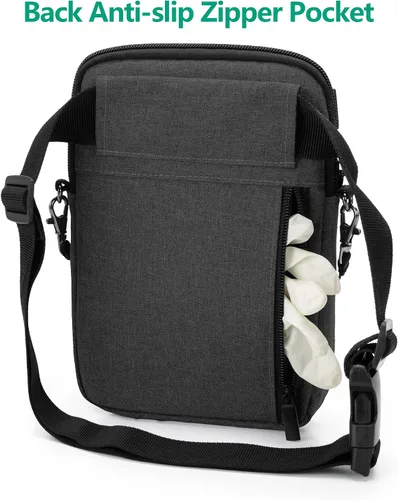 Miniatura 12 de Trunab Riñonera con soporte para cinta y bolsillos para equipo médico, bolsa de almacenamiento de cintura con correa ajustable para la cintura