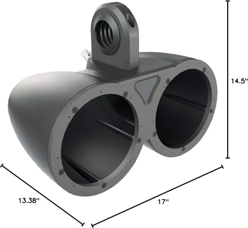 Miniatura 9 de KICKER Negro Dual Wake Tower System Charcoal 6,5" altavoces marinos RGB LED