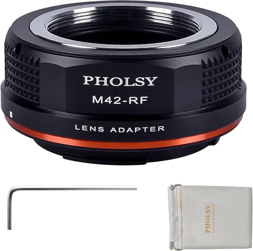 Miniatura 18 de PHOLSY Adaptador de montaje de lente para lente Nikkor G/F/AI/AIS/D/AF-S Compatible con lente Nikon F (tipo G) a cuerpo de cámara Canon EOS RF