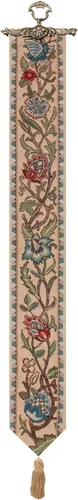 Miniatura 11 de C Charlotte Home Furnishings Inc William Morris Birds I Tapestry Bell Pull - 6 pulgadas x 42 pulgadas Algodón/Viscosa/Poliéster