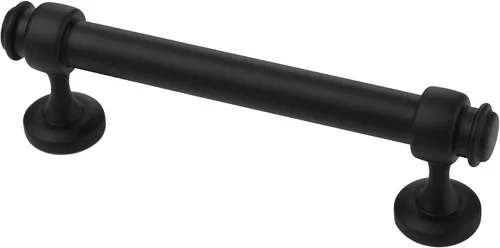 Miniatura 40 de Alzassbg - Paquete de 10 tiradores dorados cepillados para gabinete, manijas de cocina de 3 pulgadas (76mm) de centro a centro de agujero, barra