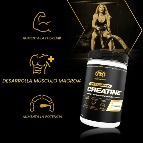Miniatura 3 de PVL Creapure Creatina - 100% Puro Polvo de Monohidrato de Creatina Alemán - 82 Porciones - 410 g