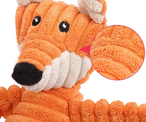 Miniatura 5 de Juguete para perros de peluche de feliz cumpleaños de peluche chirriante juguete masticable para cachorros hueso