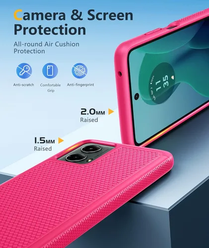 Miniatura 98 de FNTCASE Funda para iPhone 17 Pro: Fundas delgadas translúcidas de color azul claro compatibles con MagSafe, protección completa de la cámara