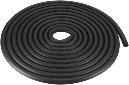 Miniatura 8 de uxcell Tira de goma de espuma de sellado de 0.118 in de diámetro 16.4 ft de largo, color negro