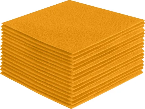 Miniatura 189 de FabricLA Hojas de fieltro acrílico para manualidades, cuadrados de fieltro precortados suaves de 4 x 4 pulgadas (3.9 in x 3.9 in), utiliza hojas
