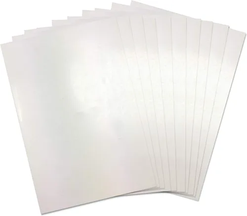 Sizzix 10 unidades de plástico retráctil (A4 hojas), Surfacez-10PK, blanco esmerilado, paquete de 10, 8.3 x 2.9 x 0.4 in, troquelado, 8.3 x 2.9 x