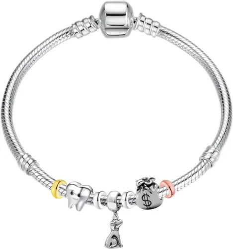 Miniatura 5 de Colgantes de clip de plata de ley para pulseras Pandora