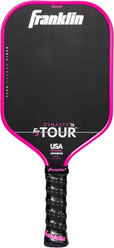 Miniatura 12 de Franklin Sports Palas de Pickleball Pro - Serie FS Tour Fibra de Carbono Cruda T700 - Aprobadas para Pickleball de EE. UU. - Borde Inyectado de Gris