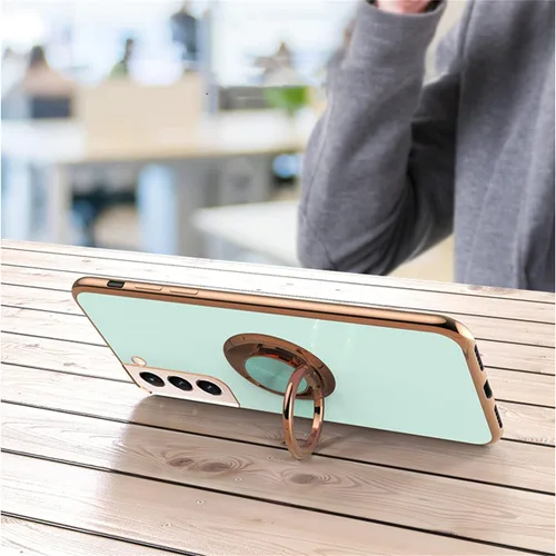 Miniatura 5 de EYZUTAK Caja magnética galvanizada del sostenedor del anillo, 360 grados con el sostenedor del anillo del dedo del metal de la rotación Soporte
