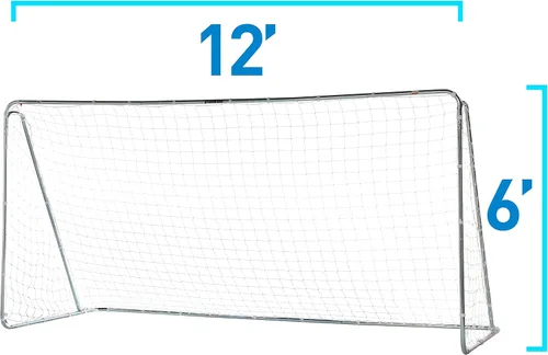 Miniatura 6 de Franklin Sports Porterías de fútbol de competición – Porterías de fútbol de acero portátiles para patio trasero – Portería de fútbol para adultos +
