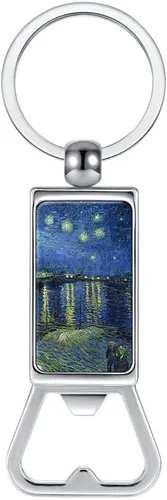 Miniatura 15 de WIRESTER Llavero de metal para abrebotellas, abridor de botellas de cerveza, llavero para cocina, bar, restaurante, fácil de transportar, mariposa