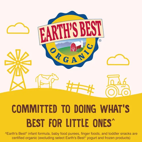 Miniatura 8 de Earth's Best Galletas orgánicas de la letra del día para niños de 2 años en adelante, sabor a canela y avena, caja de 5.3 onzas