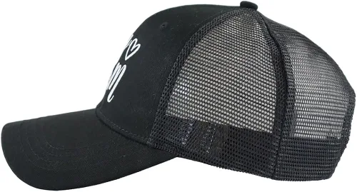 Miniatura 3 de Wanpcaiy Gorra de béisbol divertida para niño y mamá, de algodón lavado desgastado, ajustable, bordada, de malla