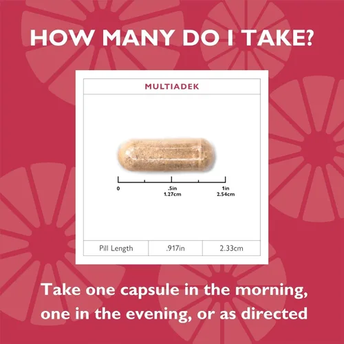 Miniatura 4 de Celebrate Vitamins Multi ADEK - Multivitamínico bariátrico sin hierro, cápsulas vegetales fáciles de tragar para pacientes con interruptor duodenal