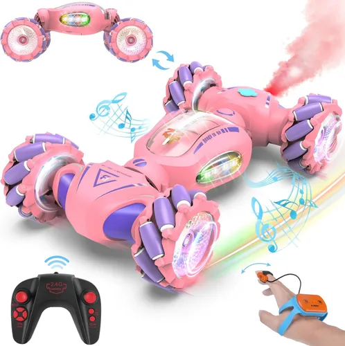 Miniatura 9 de Fosgoit Spider Auto de juguete con control remoto para niños de 6-12 años, regalos de cumpleaños para niños, RC de 2.4Ghz con control de gestos