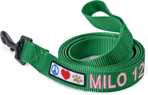 Miniatura 50 de Pawtitas correa para mascotas/cachorro de ft reflectante de perro con collar y arnés de juego que se venden por separado., Rosado (Pink Camo)