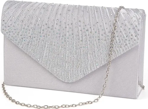 Miniatura 8 de BBjinronjy Clutch Purse for Women Evening Bags for Women Formal Wedding Party Cocktail Prom Crossbody Purse Evening Handbags