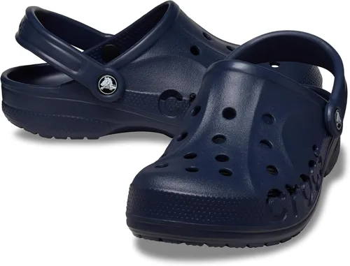 Crocs Zuecos unisex para adultos Via, zapatos de enfiler para hombres y mujeres Azul marino