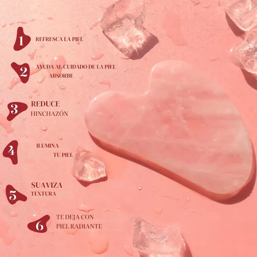 Miniatura 3 de BAIMEI IcyMe - Rodillo de jade y Gua Sha, rodillo facial para reducir el enrojecimiento de la piel, cuidado personal para hombres y mujeres, Rosa