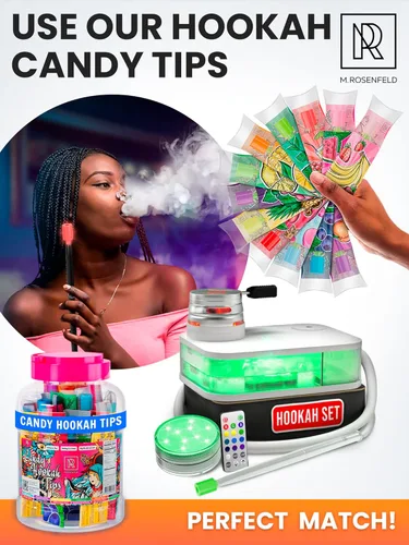 Miniatura 6 de Juego portátil de shisha blanco con todo y bolsa - Juego premium de shisha blanca pequeña para viajes con bolsa, juego de Hooka con portacarbón