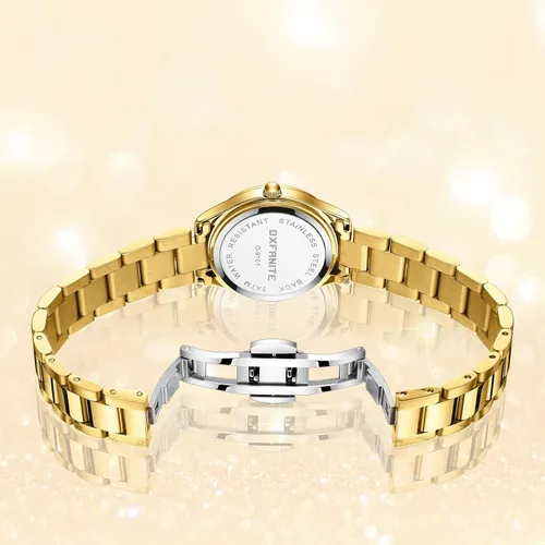 Miniatura 3 de Watches for Women, Fashion Small Gold Analog Quartz Waterproof Stainless Steel Ladies Wrist Watches, with Date Dainty Diamond Luxury Dress Women
