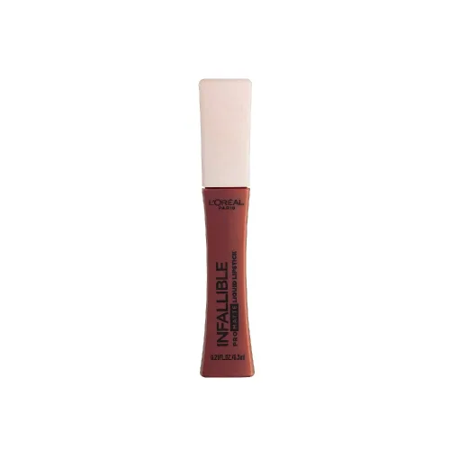 Miniatura 26 de L'Oréal Paris Cosmetics Infallible Pro Matte Les Chocolats - Lápiz labial líquido perfumado, Candy Man, 0.21 onzas líquidas
