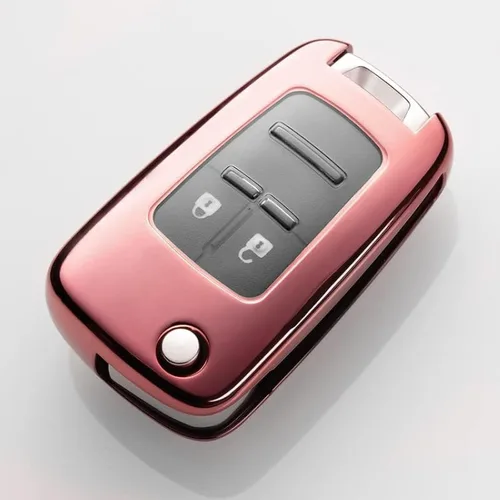 Miniatura 9 de Funda para llavero de TPU para Chevrolet Trax Cruze Aveo para Opel Astra J Corsa Meriva Zafira Antara Mokka Insignia Oro