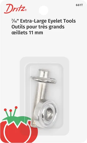 Miniatura 9 de Dritz 660 Kit de ojales extra grandes con herramienta, latón, 7/16 pulgadas, 10