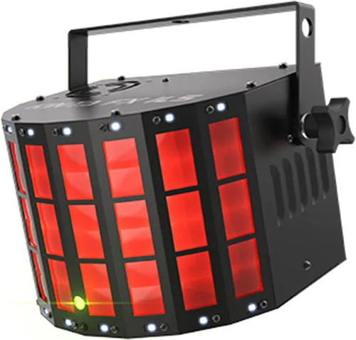 Miniatura 4 de Chauvet DJ Kinta FX ILS - Luz compacta multiefecto con Kinta y SMD Strobe Bundle con cable DMX y paño de pulido Austin Bazaar