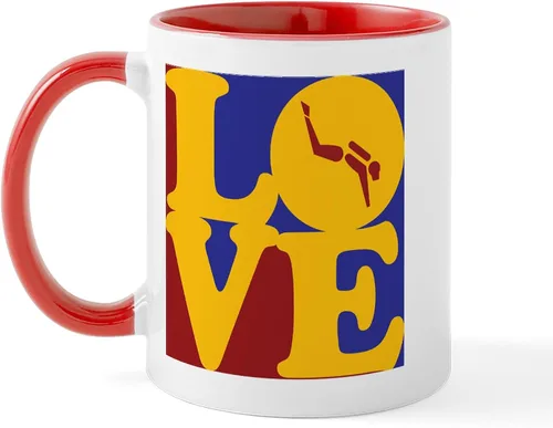 Miniatura 42 de CafePress Scuba Flag Diver Taza de café de cerámica de 11 oz (11.0 fl oz)