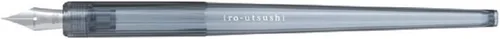 Pilot iro-utsushi - Bolígrafo de inmersión tipo herramienta de escritura, eje de resina, color negro transparente, punta fina FIR-70R-CBF, con lápiz