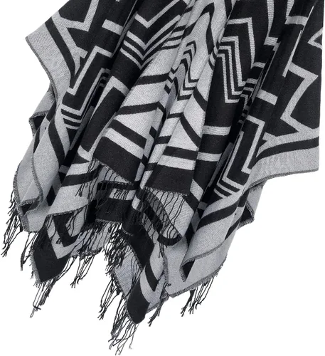 Miniatura 29 de Urban CoCo Poncho vintage de invierno para mujer, capa con borlas, chal envolvente