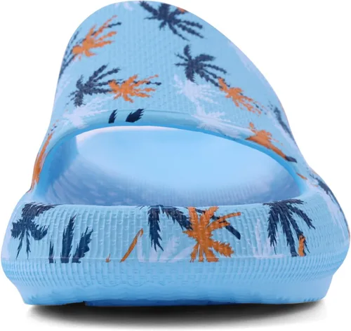 Miniatura 5 de FJPTREN Zapatos de nube para niños y niñas, sandalias acolchadas antideslizantes, zapatos de ducha ligeros, plataforma para niños, suela gruesa