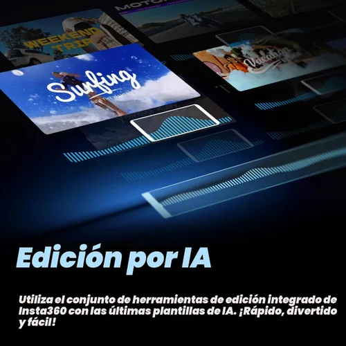 Miniatura 9 de Insta360 X3 - Cámara 360 impermeable, sensores 1/2 pulgada 48 MP, video HDR activo 5.7K 360, foto de 72MP 360, lente única 4K, modo Me 60 fps