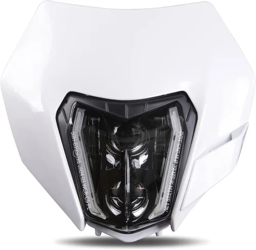 Miniatura 9 de RAMJET4X4 faro LED para motocicleta con luz diurna DRL compatible con motocross, pit bike, enduro, ATV, supermoto 150 250 350 450 500 SX XCW EXC SXF